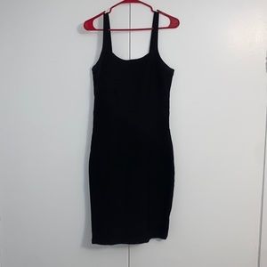 Black tight dress